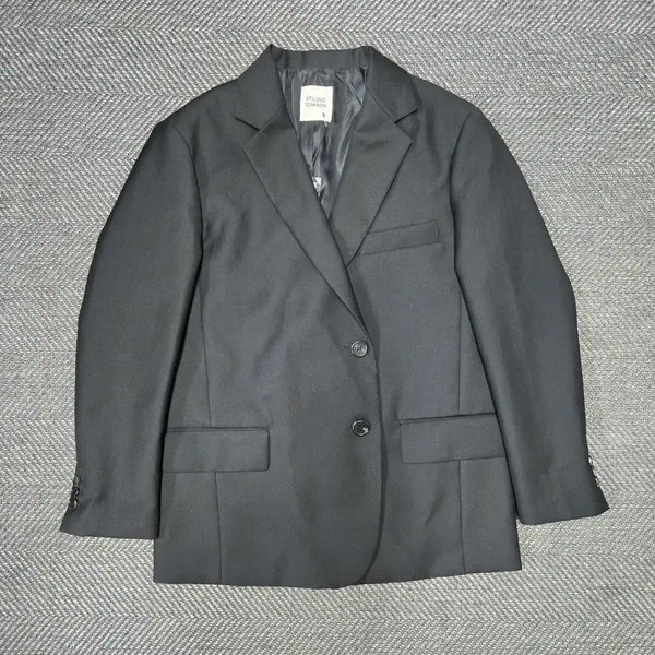 [BUNJANG] Studio Tomboy Black Signature Jacket / 스튜디오 톰보이 블랙 컬러 시그니처 자켓