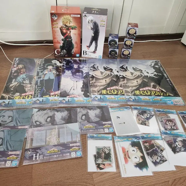 [BUNJANG] My Hero Academia Ichiban Kuji Lottery Set: Shigaraki (B Prize), Bakugo (C Prize), Choconokko, Hawi Prize / 택포18) 나의히어로아카데미아 제일복권 b상 시가라키, c상 바쿠고,초코노코, 하위상 일괄