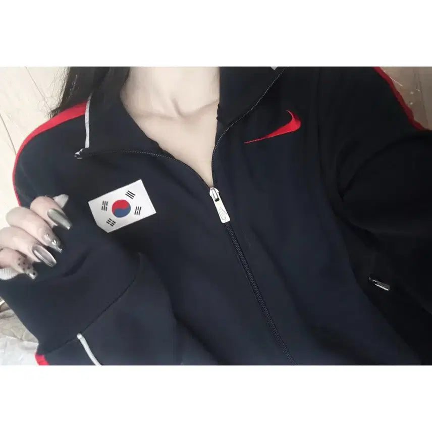 [BUNJANG] Nike Korea National Football Team Track Jacket / 나이키 국대 코리아 축구 져지 집업 트랙탑