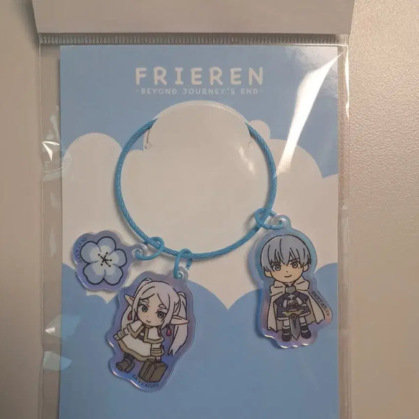 [BUNJANG] Frieren: Beyond Journey's End Exhibition Frieren & Himmel Keychain / 장송의 프리렌 전시회 프리렌 힘멜 키링
