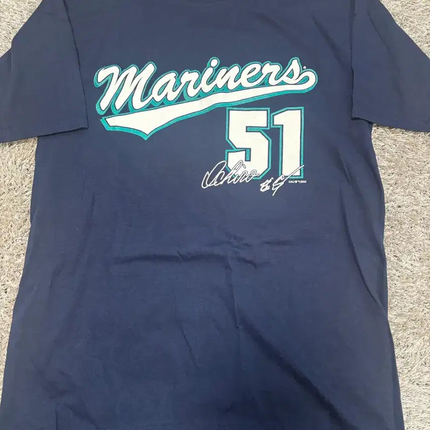 [BUNJANG] Seattle Mariners Ichiro Suzuki Jersey T-Shirt Size 105 / 일본판 시애틀 마리너스 이치로 티셔츠 사이즈 105