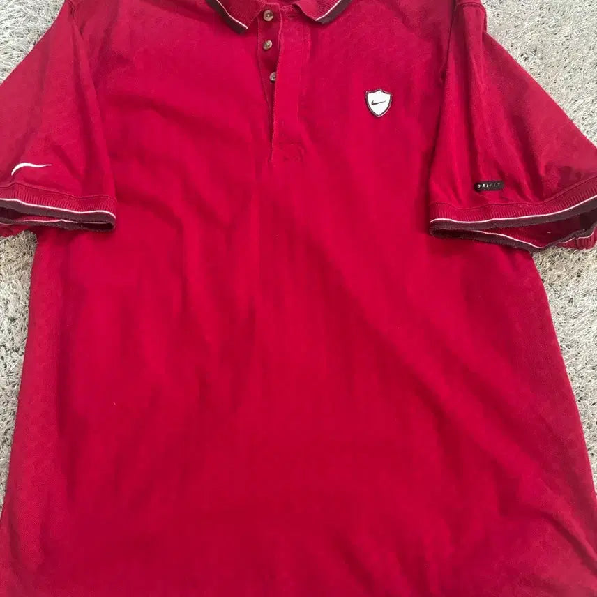 [BUNJANG] Nike Red Polo T-Shirt Size L/XL / 일본판 나이키 카라티 사이즈 105-110