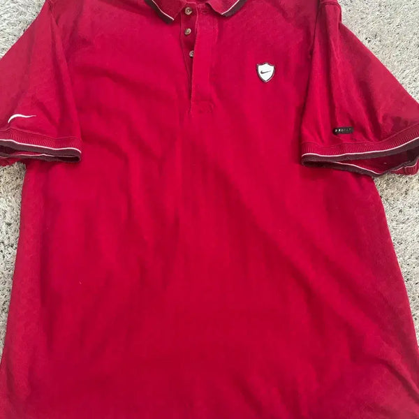 [BUNJANG] Nike Red Polo T-Shirt Size L/XL / 일본판 나이키 카라티 사이즈 105-110