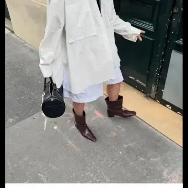 [BUNJANG] Ethos Oversized Summer Shirt White / 에토스 오버핏 썸머 셔츠 화이트