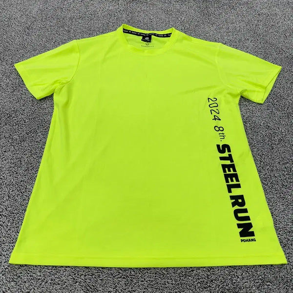 [BUNJANG] Hummel Steel Lens Fluorescent Short Sleeve T-Shirt (XL) / [정품/XL] 험멜 스틸런 형광 반팔 티