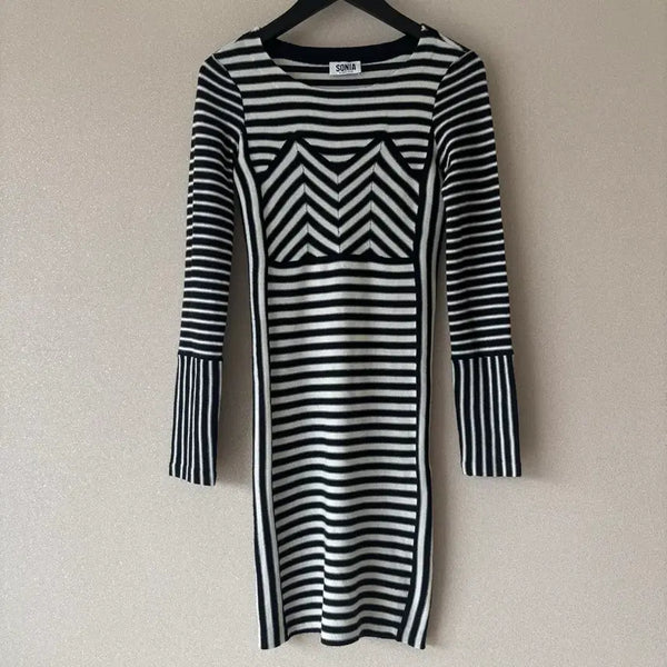 [BUNJANG] Sonia Rykiel Knit Bodycon Dress / [정품]Sonia Rykiel 소니아리키엘 니트 바디콘 원피스