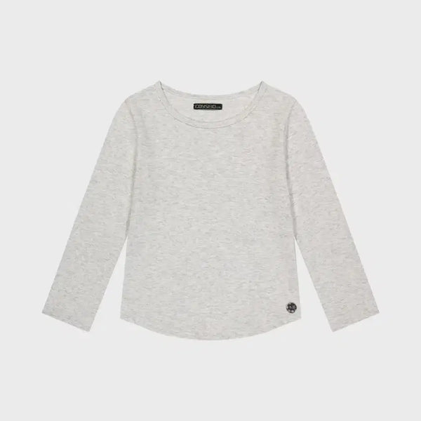 [BUNJANG] Koiseio 038 Capri Sleeve White Melange / 코이세이오 038 카프리 슬리브 화이트 멜란지