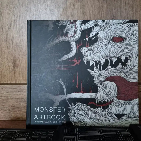 [BUNJANG] Korean Yokai Encyclopedia Complete Set (Volumes 1-3) + Artbook & Postcards / 한국 요괴 대백과 상권, 중권, 하권 + 아트북, 엽서