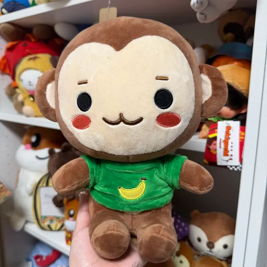[BUNJANG] Classic Anipang Monkey Plush Toy / (할인!)고전 애니팡 원숭이 인형
