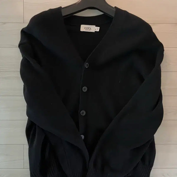 [BUNJANG] Musinsa Black Cardigan (Size L) / 무신사 가디건