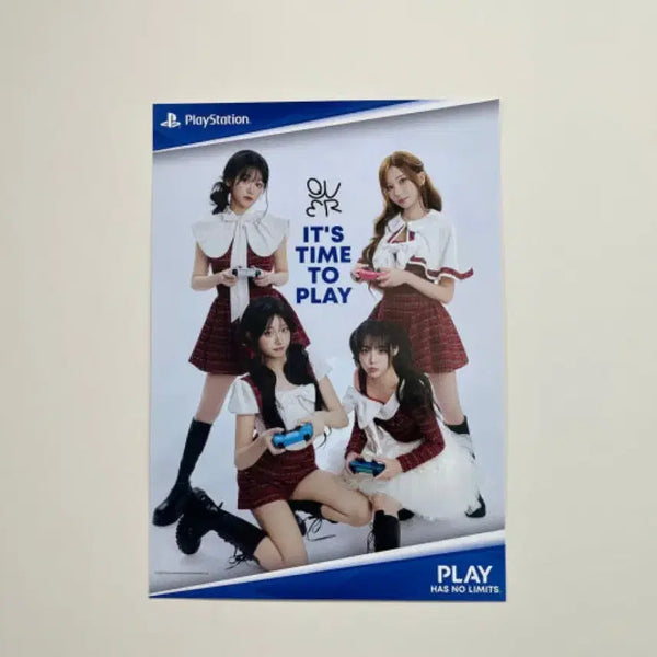 [BUNJANG] QWER Girl Group PlayStation Official Poster / QWER 플레이스테이션 포스터