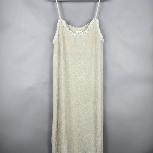 [BUNJANG] Ailla Women's Ramie Moss Blend Bustier Fringe Long Dress / [무료배송]아일라 F 여성 라미 모시 혼방 뷔스티에 프린지 롱 원피스