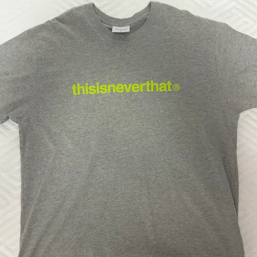 [BUNJANG] thisisneverthat T Logo Gray T-Shirt XL / 디스이즈네버댓 t logo 그레이 XL