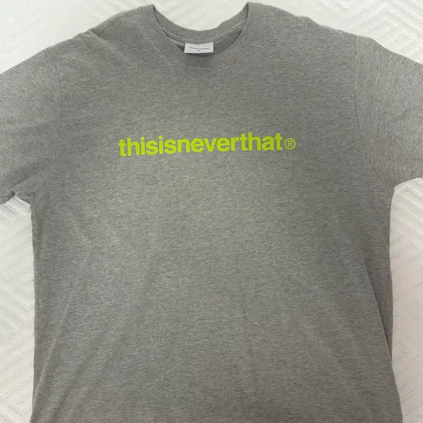 [BUNJANG] thisisneverthat T Logo Gray T-Shirt XL / 디스이즈네버댓 t logo 그레이 XL