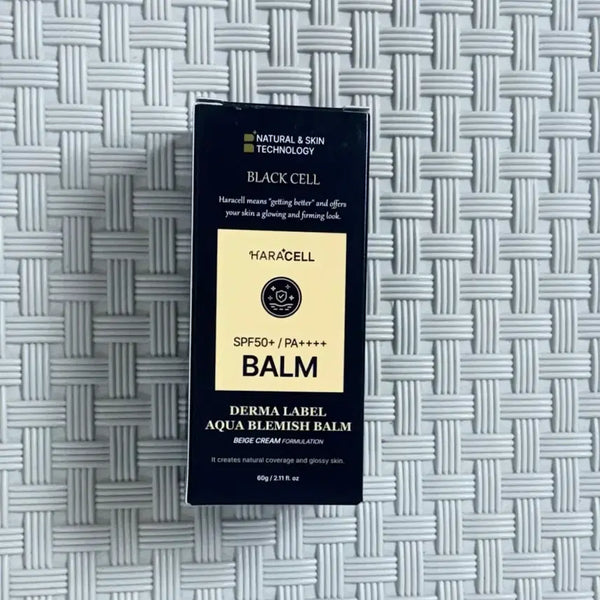 [BUNJANG] Haracell Black Cell Derma Label Aqua Blemish Balm SPF50+ / 하라셀 블랙셀 더마라벨 아쿠아 블레미쉬 밤 SPF50+