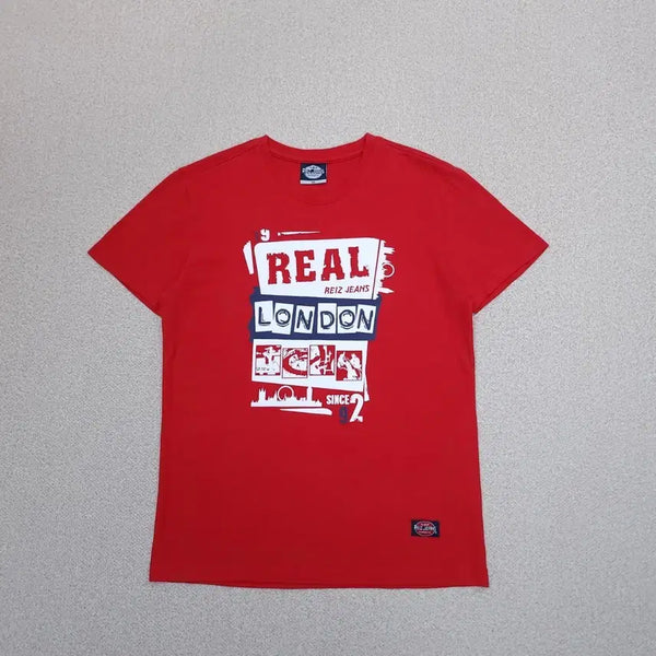 [BUNJANG] REIZ JEANS Women's Unisex Summer Short Sleeve T-Shirt Casual W4430 / (90)REIZ JEANS 여름 반팔 티셔츠 캐주얼 남녀공용 W4430