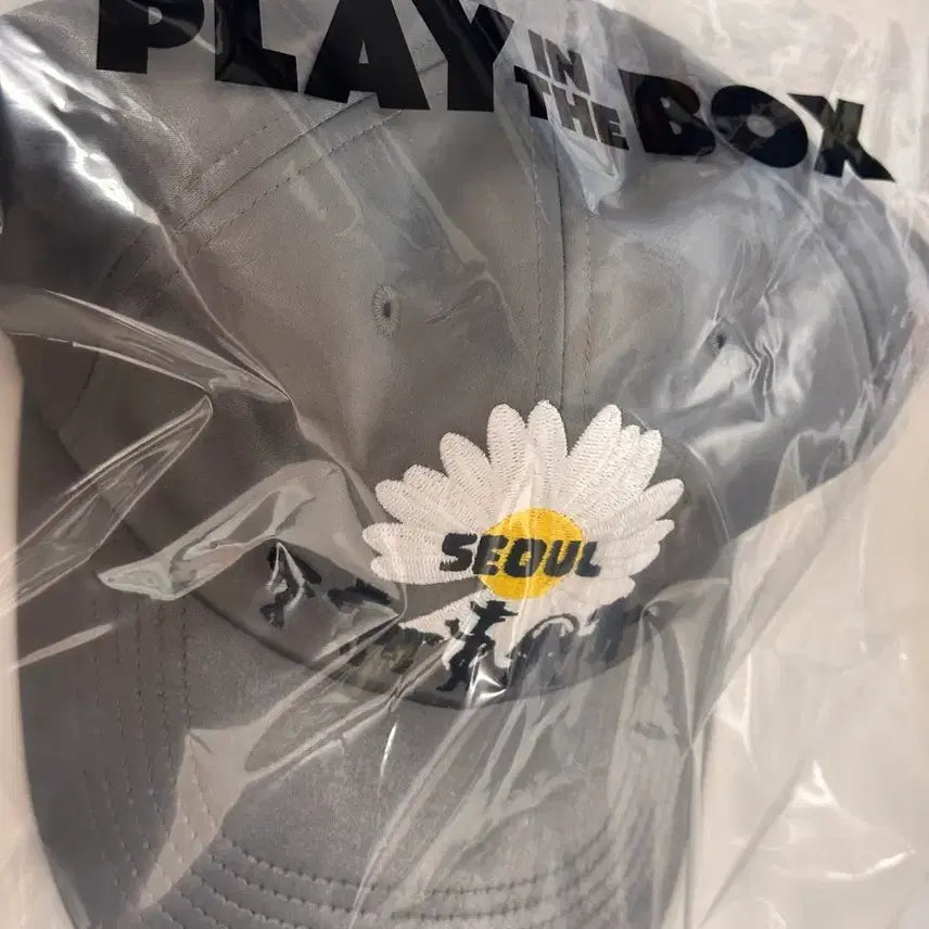 [BUNJANG] PEACEMINUSONE x Toy Story Daisy Logo Baseball Cap Dark Grey / 피스마이너스원 토이스토리 캡 모자 다크그레이