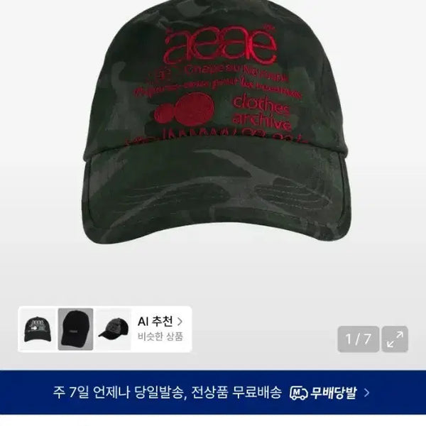 [BUNJANG] AEAE Camo Baseball Cap / aeae 볼캡 카모