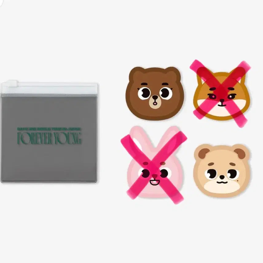[BUNJANG] Day6 Dennimals Sticker Set Japan MD Bang+Don Bundle Set / 데이식스 데니멀즈 스티커 세트 일본 앰디 방+돈