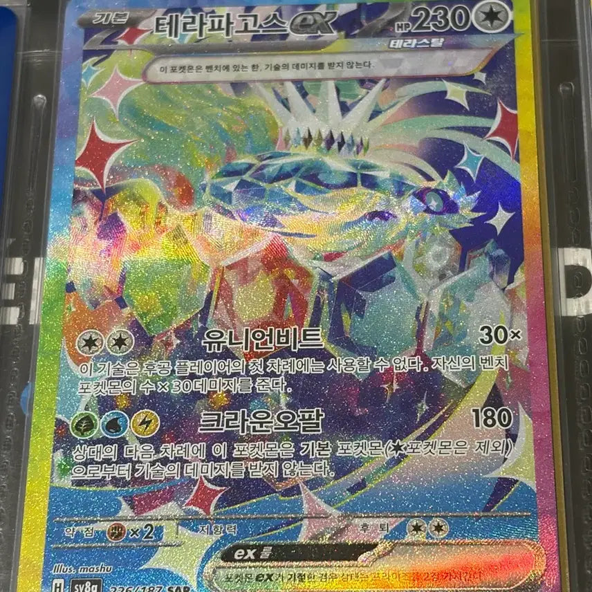 [BUNJANG] Pokemon Card Terrapagos SAR / 포켓몬카드 / 테라파고스 sar