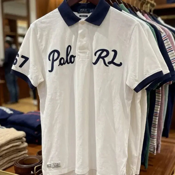 [BUNJANG] Polo Ralph Lauren Big Logo Rugby Shirt / 폴로 빅로고 럭비 카라티