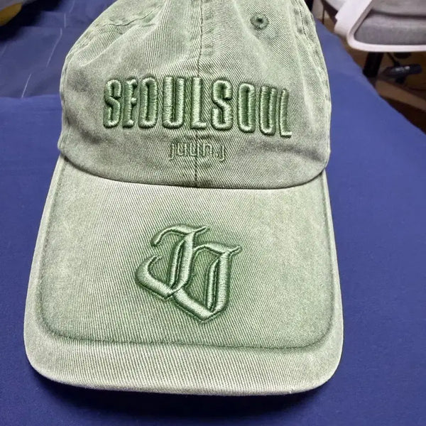 [BUNJANG] JUUN.J 21SS SEOUL SOUL Logo Embroidered Baseball Cap / 준지 JUUN.J 21SS SEOUL SOUL 볼캡