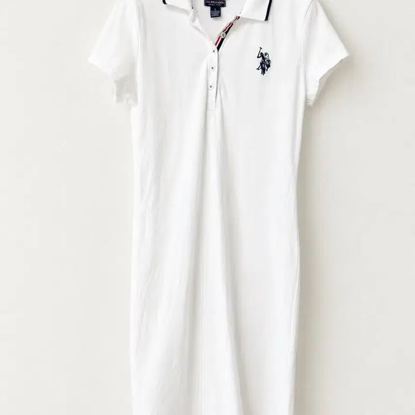 [BUNJANG] US Polo Assn Pique Midi Dress / US Polo Assn 폴로 아센 피케 원피스 pk원피스