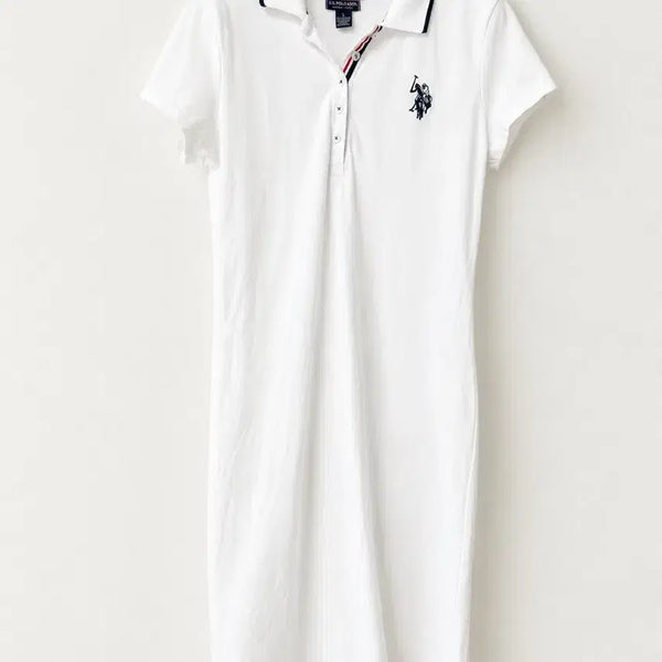 [BUNJANG] US Polo Assn Pique Midi Dress / US Polo Assn 폴로 아센 피케 원피스 pk원피스