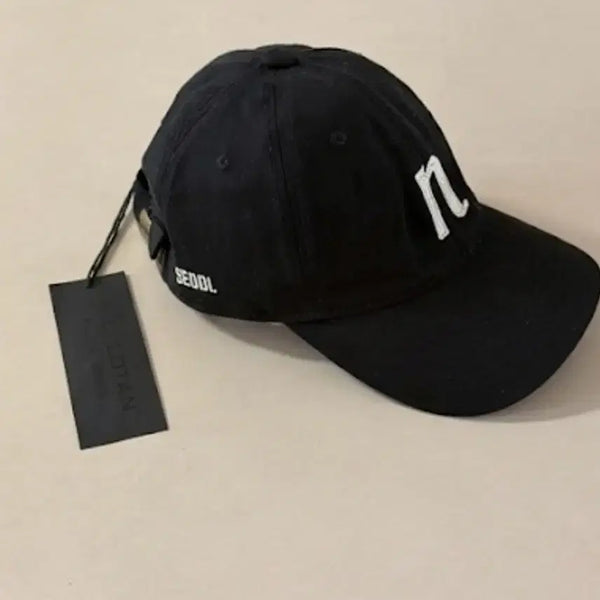 [BUNJANG] Nili Lotan SEOUL Embroidered Ball Cap Black / [새상품/택포] 닐리로탄(Nili Lotan) SEOUL 자수 볼캡 (블랙)