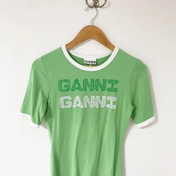[BUNJANG] GANNI Fitted T-Shirt / 가니 피티드 티셔츠 피팟