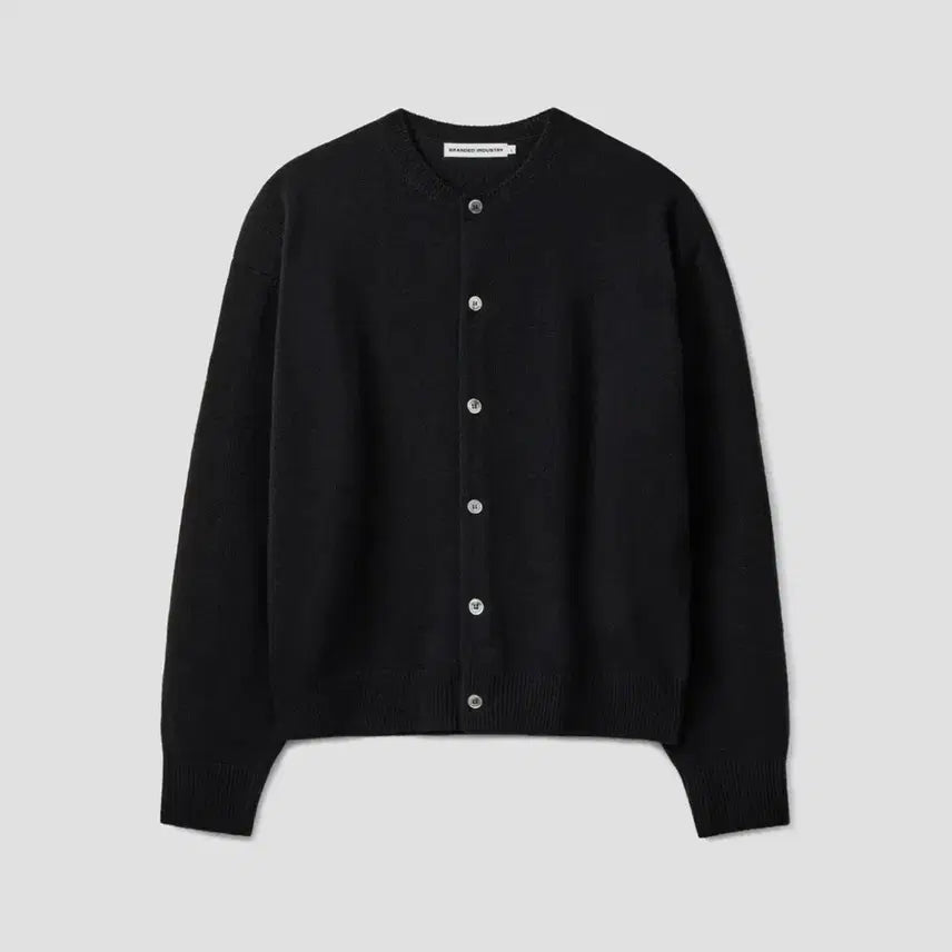 [BUNJANG] Branded Comfort Wool Crop Round Cardigan Black XL / (XL) 브랜디드 컴포트 울 크롭 라운드 가디건 블랙
