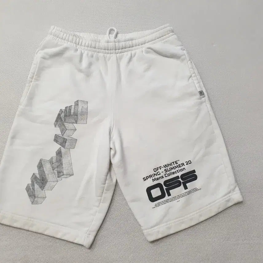 [BUNJANG] Off-White Men's Shorts Size S (Waist 29-30 inches) / 오프화이트 반바지 남성용 S 허리29~30
