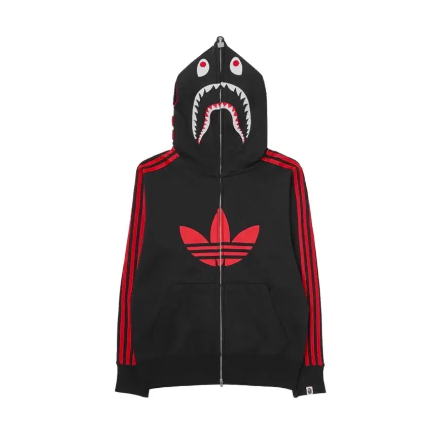 [BUNJANG] Adidas x BAPE Hoodie Zip-Up S / 아디다스x베이프 후드집업s 아디다스 베이프
