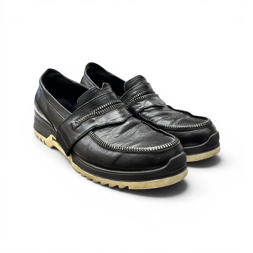 [BUNJANG] Diesel Zip Trim Loafer / 디젤 집 트림 로퍼 260mm