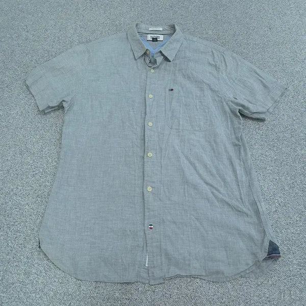 [BUNJANG] Tommy Hilfiger Short Sleeve Shirt L / L/G 타미힐피거 반팔 셔츠 | 0722C42