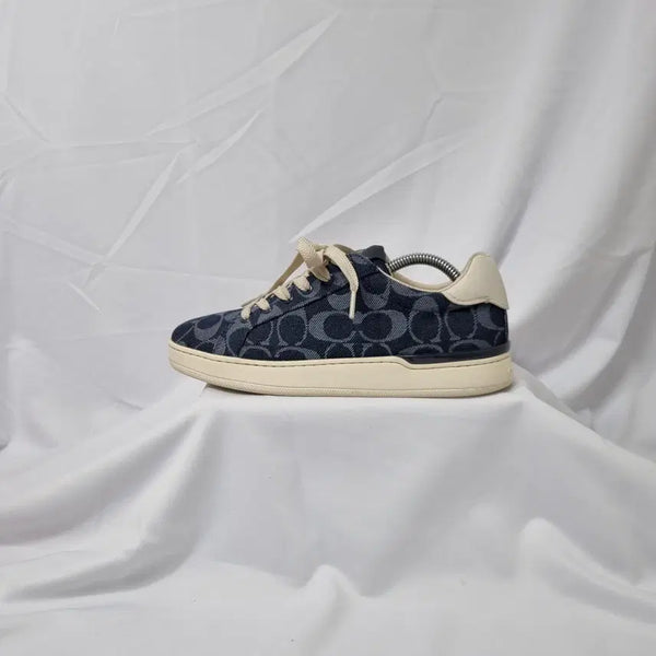 [BUNJANG] Coach Signature Denim Lowline Low Sneakers / 빈티지하서 240 코치 coach 시그니처 데님 로우라인 로우 스니커즈