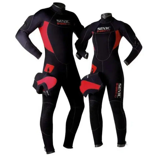 [BUNJANG] Seac 7mm Women's Semi-Dry Wetsuit with Hood - Size S / 1회착) 스쿠버다이빙 seac 여성용 세미드라이슈트 7mm s사이즈(후드 포함)