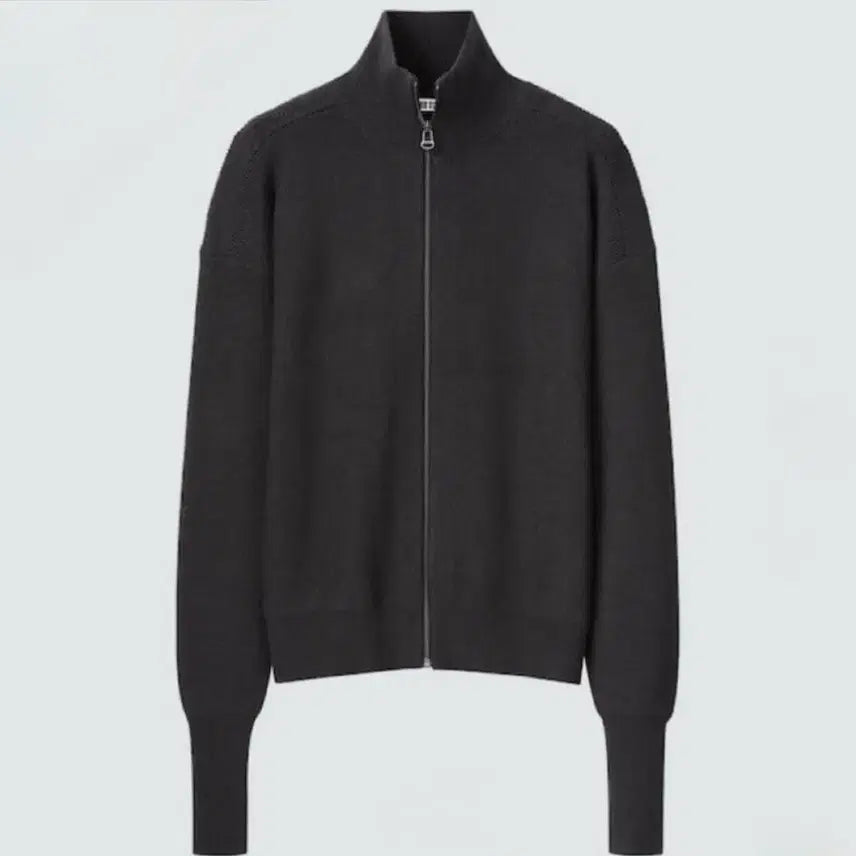 [BUNJANG] Uniqlo U Lemaire Merino Wool Zip-Up Knit Full Zip Hoodie Black XXL / 유니클로U  메리노울집업 니트풀집업 블랙 XXL 르메르 유니클로 Lemaire UNIQLO