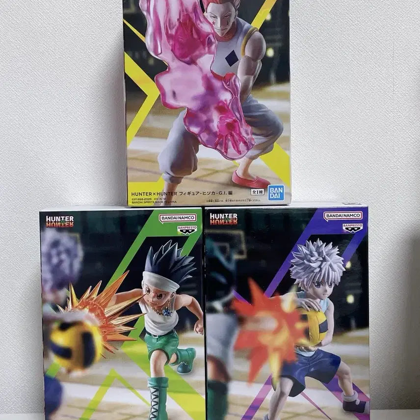 [BUNJANG] Hunter x Hunter Gon, Killua, Hisoka Grid Island Figurine (Sealed) / 미개봉 헌터헌터 곤 키르아 히소카 그리드 아일랜드 피구 피규어