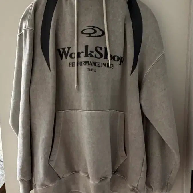 [BUNJANG] Workshop Performance Paris Hoodie Gray / 워크샵 퍼포먼스 파리스 후드 그레이