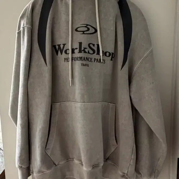 [BUNJANG] Workshop Performance Paris Hoodie Gray / 워크샵 퍼포먼스 파리스 후드 그레이