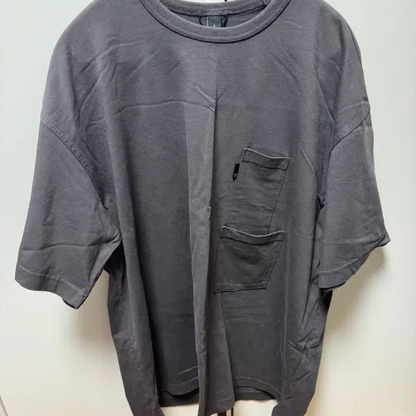 [BUNJANG] Moif Short Sleeve T-shirt Charcoal Size 1 / 모이프 반팔 차콜 1사이즈