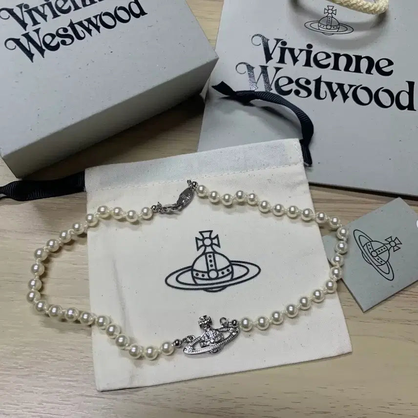 [BUNJANG] Vivienne Westwood Pearl Necklace / 새상품 비비안 웨스트우드 진주 목걸이