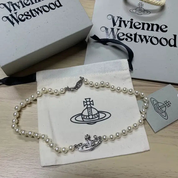 [BUNJANG] Vivienne Westwood Pearl Necklace / 새상품 비비안 웨스트우드 진주 목걸이