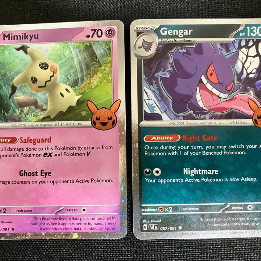 [BUNJANG] Pokemon Card Phantom & Phantump Halloween 2024 North American Edition / 북미판 2024 할로윈 카드 2힛! 팬텀,따라큐 싱글카드