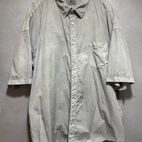 [BUNJANG] Another Office Hughes Garment Shirt Dusty Gray / [2] 어나더오피스 휴즈 가먼트 셔츠 dusty gray