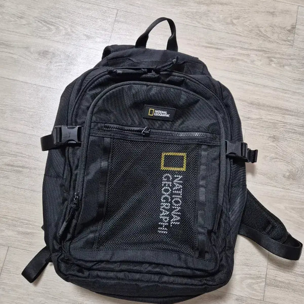 [BUNJANG] National Geographic Black Backpack / 내셔널지오그래픽 백팩 블랙