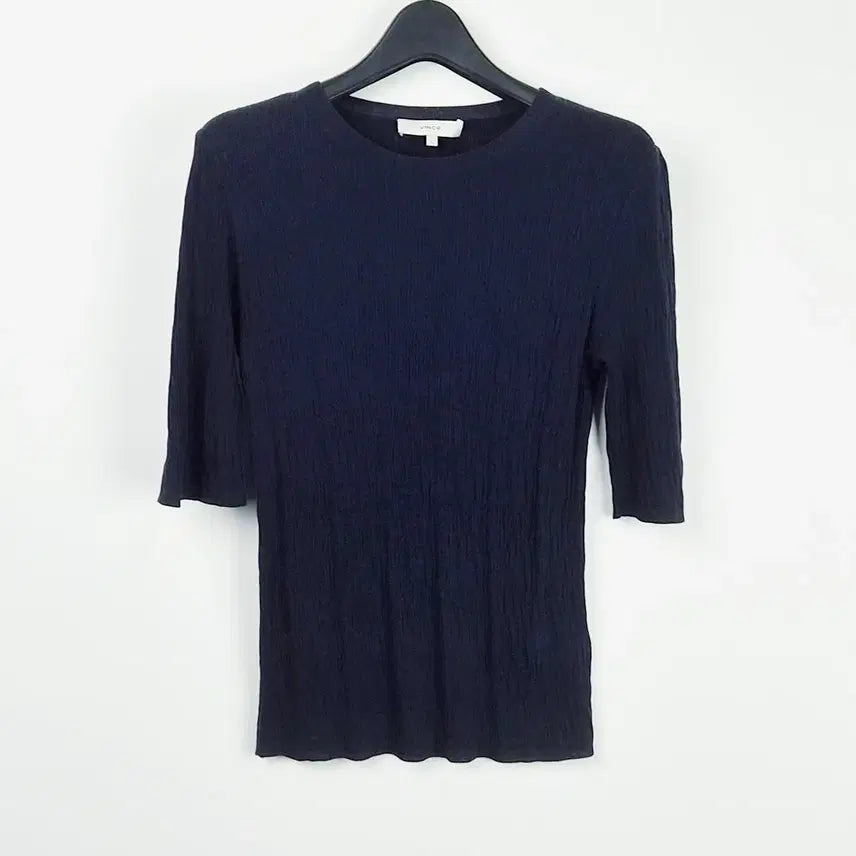[BUNJANG] VINCE Women's Ribbed Knit Top - Size S / VINCE 빈스 골지니트/여성S/칠팔구제