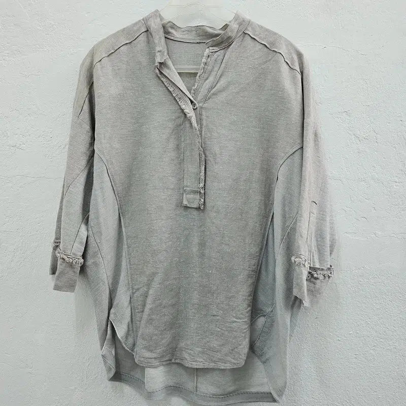 [BUNJANG] Michaa Korea Linen Blend Blouse / MICHAA KOREA 블라우스 여 66 J6290
