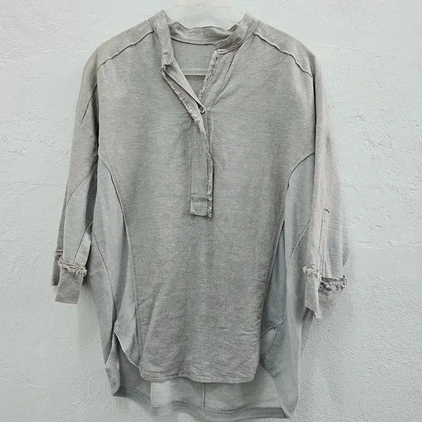 [BUNJANG] Michaa Korea Linen Blend Blouse / MICHAA KOREA 블라우스 여 66 J6290